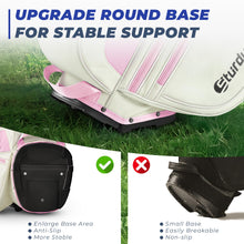 Load image into Gallery viewer, Sturdum 14 Way Golf Stand Bag with 12 Pockets n Full-Length Dividers
