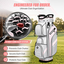 Load image into Gallery viewer, XDriveMax 14-Way Golf Cart Bag, Silent Lock Top &amp; Full Length Dividers
