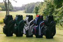 Load image into Gallery viewer, Mizuno BR-D4C Cart Golf Bag | 9 1/2 Inches | Navy-Red
