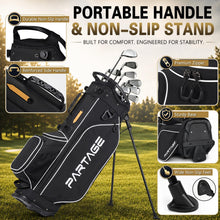 Load image into Gallery viewer, Partage 14 Way Golf Stand Bag, Lightweight Golf Bag, Full-Length Dividers
