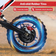 Load image into Gallery viewer, Electric-Dirt-Bike, Electric-Powered Bike 36V 500W Motor Electric-Motorcycle Kids Electric Motocross Bike, 25KM/H 10 Inches Wheels
