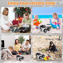 Load image into Gallery viewer, Remote Control Dump Truck Toy for Boys 8-12 Construction Vehicle with Metal Bed 11CH Alloy RC Dump Truck
