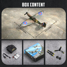 Load image into Gallery viewer, volantexrc RC Plane Spitfire Fighter 4CH Remote Control Airplane RTF with Aileron, Gyro, Aerobatics
