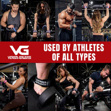 Load image into Gallery viewer, Versa Gripps Pro, Wrist Straps for Weightlifting Alternative - SM, Black
