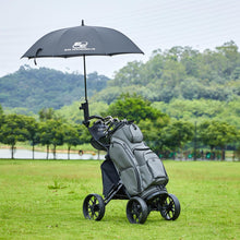 Load image into Gallery viewer, FLAGTAG Golf Push Cart 4-Wheels,Folding Golf Cart, Golf Pull cart with Cup Holder,Umbrella Holder,Cooler Bag, Foldable with one-Click,Handle Height Adjustable,Drink Holder,Walking Push cart
