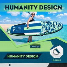 Load image into Gallery viewer, InnoExpo 11' Inflatable Stand Up Paddle Boards with Premium Accessories, Wide Stable SUP Paddle Board Design, Non-Slip Comfort Deck for Youth &amp; Adults (Dynamic/Kayak Seat)
