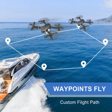 Load image into Gallery viewer, Mini Drone for Kids with 4K Dual Cameras Remote Control Toys Gifts for Boys Girls with Altitude Hold, Headless Mode, One key Return/Emergency Stop, 3D Flips 2 Batteries, Foldable RC Quadcopter
