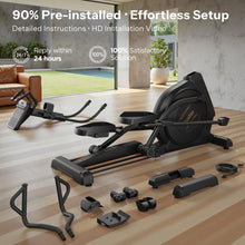 Load image into Gallery viewer, Niceday Elliptical Exercise Machine - Black + Gold
