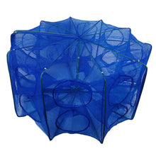 Load image into Gallery viewer, Portable Bait Traps Fishing Nets Foldable - Easy Use Hand Casting Bait Traps Cage Baits Cast Mesh Trap for Fishes, Shrimp, Minnow, Crayfish, Crab, Crawdad
