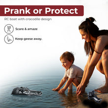 Load image into Gallery viewer, Remote Control Alligator Head - Remote Control Boat Prank Toy for Kids, Adults, Pranksters - 2.4G Waterproof RC Boats
