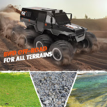 Load image into Gallery viewer, Amphibious RC Trucks,8WD Offroad Waterproof,1: 12 Large Remote Control Monster Truck for Boys Girls,50Mins Playing Time Battery
