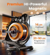 Load image into Gallery viewer, YOSUDA Magnetic Pro Rowing Machine 350 LB Weight Capacity -
