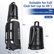 Load image into Gallery viewer, Golf Travel Bag for Airlines, Hard Case Top, TSA Lock, 1680D Oxford Fabric
