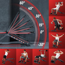 Load image into Gallery viewer, 2026 Adjustable Weight Bench - 1000LBS Foldable Bench Press Workout Bench for Home Gym, Roman Chair &amp; Incline Decline Flat Sit Up, Heavy Duty Full Body Dumbbell Fitness Bench
