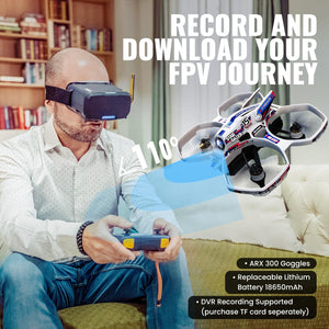 Stargazer Lite RTF Kit, FPV Drone Kit with Camera, Video Recording and Downloading Capabilities, APP Control, Brushless Motor, OTA Upgrade