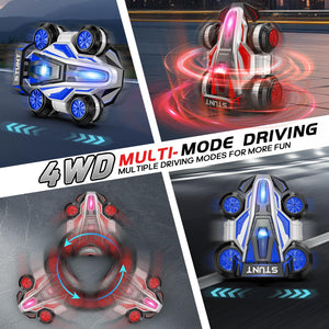 High-Speed Drift RC Stunt Deformation Car, 360-Degree Rotating Transforming RC Car, Birthday Gift for Boys and Girls Aged 6-16