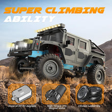 Load image into Gallery viewer, 1:12 Scale All-Terrain Remote Control Car, 4WD RC Cars with 2.4 GHz, RC Climbing Truck, IPX4 Waterproof Off-Road Vehicle
