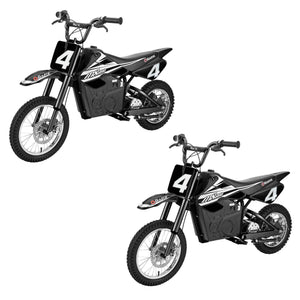 Razor MX650 Electric Dirt Bike, Black (2 Pack)