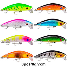 Load image into Gallery viewer, Fishing Lures Tackle Kits Hard Baits Minnow Pencil VIB Crankbaits Topwater Floating Lures Assorted Fishing Tackle Sets (007-43pcs)

