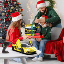 Load image into Gallery viewer, Lamborghini Remote Control Car, Officially Licensed 1:14 Lambo RC Car Yellow）
