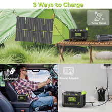 Load image into Gallery viewer, MARBERO Solar Powered Generator 88Wh, 120W Surge with 25W Solar Panel Kit
