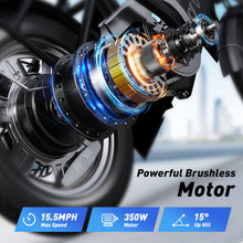 Load image into Gallery viewer, Electric Bike for Adults Teens, Folding Electric Bicycle, Commuter City E-Bike with 350W Motor and 36V 7.5Ah Battery,3 Levels Assist
