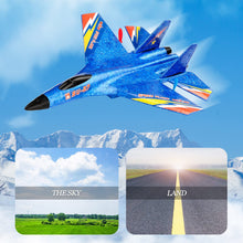 Load image into Gallery viewer, RC Plane Remote Control Glider Airplanes 2.4 GHZ 2 Channels, Easy to Fly RC Fighter, Remote Control Aircraft with Automatic Balance Gyro
