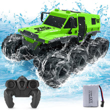 Load image into Gallery viewer, RC Trucks 8WD Offroad Waterproof,50Mins Playing Time Battery,1: 12 Large Remote Control Monster Truck, Amphibious
