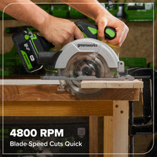 Load image into Gallery viewer, GREENWORKS 24V (8-TOOL) Combo (Drill, Impact Driver, Circular Saw, Reciprocating Saw, Jigsaw, Multi-Tool, Sander, Flashlight), 4.0Ah + (2) 2.0Ah (Power Bank) Batteries, (2) Cables, 65W Rapid Charger
