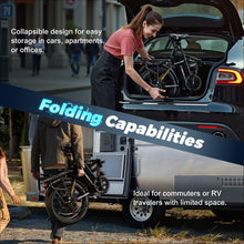 Load image into Gallery viewer, 1000W Folding Electric Bike, 48V 20.8AH Large Removable Battery E-Bike, 30+MPH, 80 Miles Max Range, 20&quot; Tire E-Bikes For Women/Men
