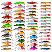 Load image into Gallery viewer, Bass Fishing Lures Kit Set Topwater Hard Baits Minnow Crankbait Pencil VIB Swimbait for Bass Pike Fit Saltwater and Freshwater (560-56pcs)
