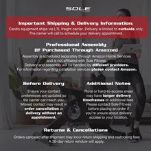 Load image into Gallery viewer, Sole Treadmill F63 - Black
