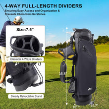 Load image into Gallery viewer, Dragon Tiger Origin 4-Way Lightweight Sunday Golf Stand Bag
