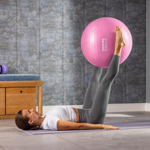 Load image into Gallery viewer, Core Balance Exercise Ball for Workouts, Anti-Burst and Slip Resistant, Swiss Yoga Ball  (33" / 85cm Pink)
