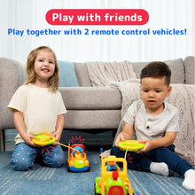 Load image into Gallery viewer, 2pk Remote Control Cars for 3-5 Year Old Boys - Truck &amp; Tractor Toddler Toys
