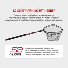 Load image into Gallery viewer, EGO S2 Slider Fishing Landing Net, X-Large PVC Coated Mesh, Fishing Net
