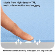 Load image into Gallery viewer, Wimwum Extra Wide Yoga Mat 72" x 32", 6mm Non Slip TPE Exercise Mat with Carrying Strap, Large Workout Mat for Yoga, Pilates, Stretching, HIIT &amp; Home Gym, IceBlue

