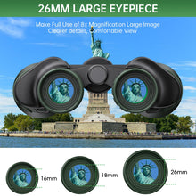 Load image into Gallery viewer, 20x50 High Powered Binoculars for Adults, Waterproof Binoculars with Low Light Vision for Bird Watching Hunting Camping Travel Cruise Hiking Sports Stargazing, Gifts for Men Dad
