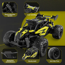 Load image into Gallery viewer, 1:16 Scale RC Car for Kids, 2.4GHz High-Speed Electric Monster Truck, 20km/h, Dual 1000mAh Rechargeable Batteries
