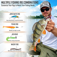 Load image into Gallery viewer, THKFISH 130PCS Compact Fishing Tackle Kit With Fishing Lures
