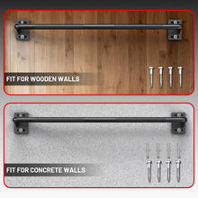 Load image into Gallery viewer, PAPABABE Wall Mounted Pull Up Bar (Black 36 inch)
