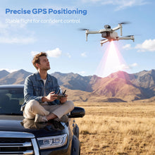 Load image into Gallery viewer, Drone with Camera for Adults, GPS Drone Auto Return Follow Me Circle Fly Live Video RC Drones with Brushless Motor, Mini Drones with Camera, Foldable Mini Quadcopter for Beginners, Under 249g
