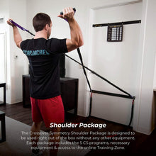 Load image into Gallery viewer, Crossover Symmetry Shoulder System Includes Two Sets of Resistance Bands Attachments (Athletic, Wall Mounts)
