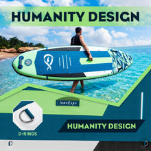 Load image into Gallery viewer, InnoExpo 11' Inflatable Stand Up Paddle Boards with Premium Accessories, Wide Stable SUP Paddle Board Design, Non-Slip Comfort Deck for Youth &amp; Adults (Dynamic)
