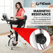 Load image into Gallery viewer, FitDesk Standing Exercise Bike Desk 3.0
