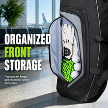 Load image into Gallery viewer, GEAVOUED Golf Travel Bag with Hard Case Top and Wheels,Premium Oxford Fabric,Golf Travel Bags for Airlines,Protect Your Club for Safe Transport(Grey)
