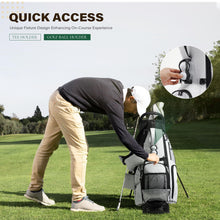 Load image into Gallery viewer, uniHimal Lightweight 7-Way Golf Stand Bag for Men &amp; Women (White)
