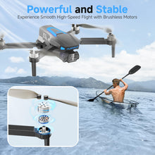 Load image into Gallery viewer, FPV Foldable RC Quadcopter with 3 Batteries, 45 Mins Long Flight Time, Beyond-Range Loss Alert
