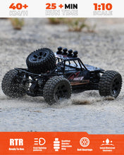 Load image into Gallery viewer, 1:10 Scale Beginner RC Truck, 4WD High Speed 48km/h All Terrains RC Car Off Road Waterproof RC Buggy Toys for Boys Kids and Adults
