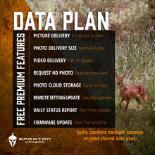 Load image into Gallery viewer, Spartan Camera GoCam2 Cellular-2 Pack, APP Control Trail Camera, 4G LTE, 1080P Video, FHD Photos, No Glow, Night Vision, Motion Activated, IP65 Water Resistant (Spartan Areus, Multi-Carrier)
